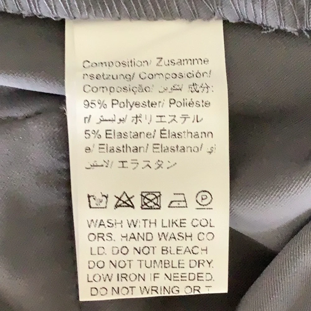 Contemporary Gray Wide-Leg High-Waisted Trousers - Picture 7 of 7